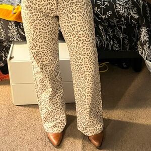 Sezane The Wide Leg Trousers Leo Blond - Size 10